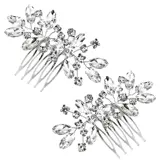 Bridal Hair Comb Silver