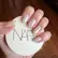 Almond False Nails White Pearl